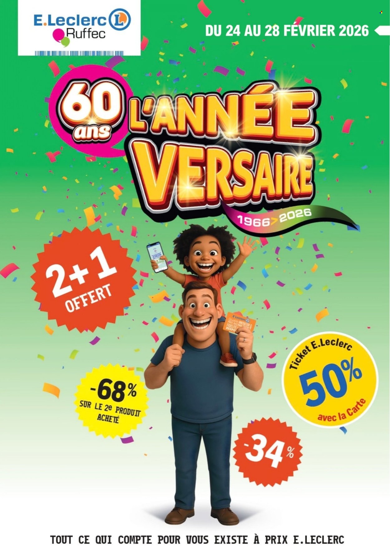 Catalogue E.Leclerc - 24/02/2026 - 28/02/2026. Page 1