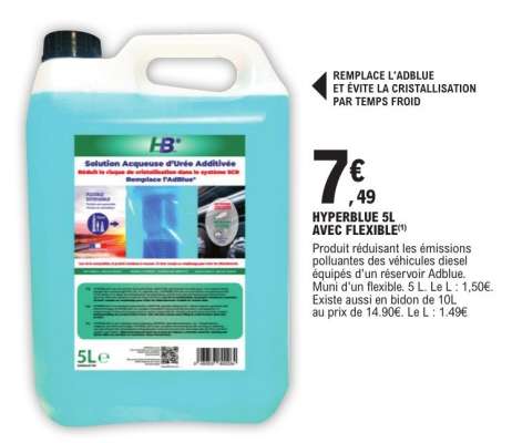 HYPERBLUE 5L AVEC FLEXIBLE