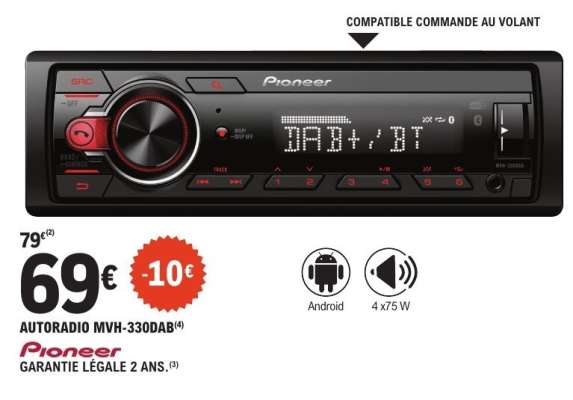 AUTORADIO MVH-330DAB