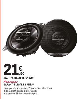 HAUT PARLEUR TS-G1020F