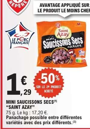 MINI SAUCISSONS SECS 'SAINT AZAY'