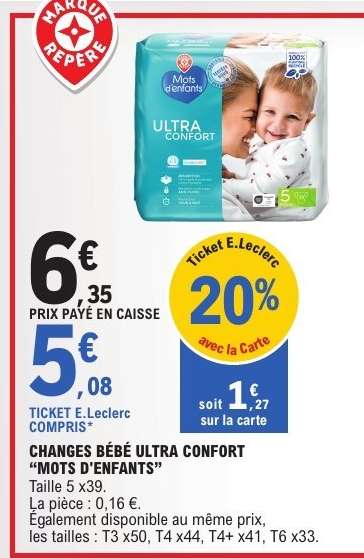 Changes Bébé Ultra Confort 'Mots d'Enfants'