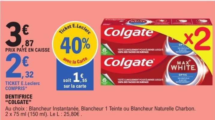 Colgate Dentifrice