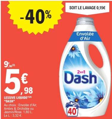 DASH Lessive liquide