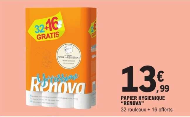 Papier hygiénique RENOVA