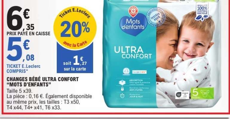Changes Bébé Ultra Confort 'Mots d'Enfants'