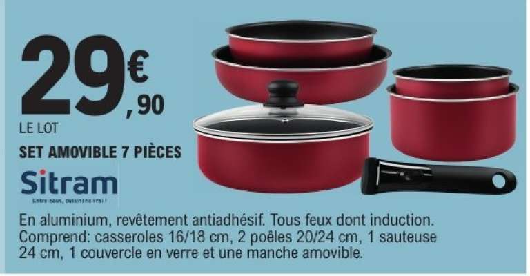 Set Amovible 7 Pièces