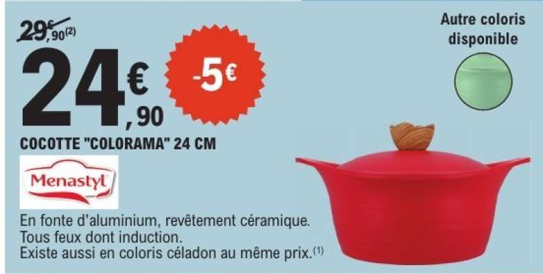 COCOTTE "COLORAMA" 24 CM