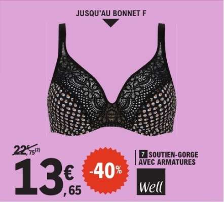 Soutien-gorge avec armatures