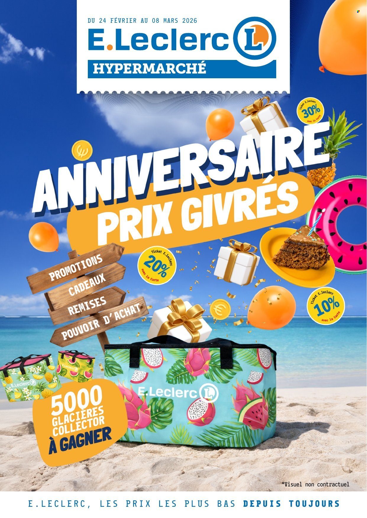 Catalogue E.Leclerc - 24/02/2026 - 08/03/2026. Page 1