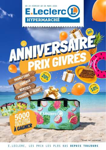 Catalogue E.Leclerc - 24/02/2026 - 08/03/2026.