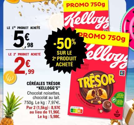 Céréales Trésor Kellogg's