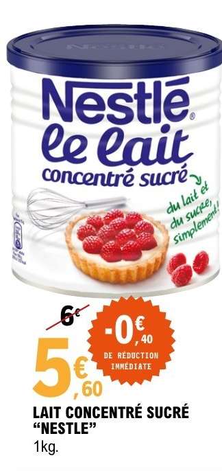 Lait Concentré Sucre Nestlé