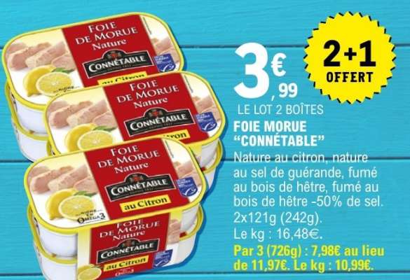 FOIE MORUE “CONNETABLE”