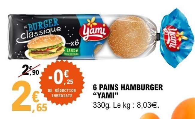 6 PAINS HAMBURGER “YAMI”