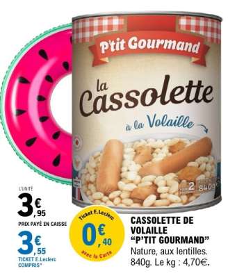 Cassolette de Volaille 'P'tit Gourmand'