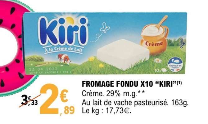FROMAGE FONDU X10 "KIRI"
