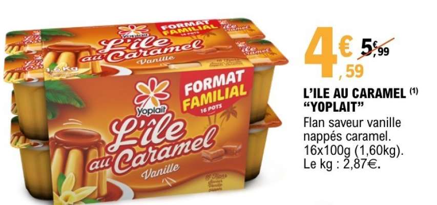 L'ÎLE AU CARAMEL “YOPLAIT”