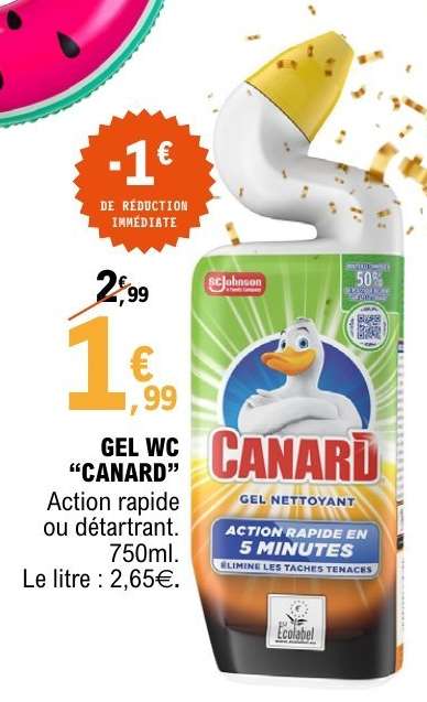 GEL WC “CANARD”