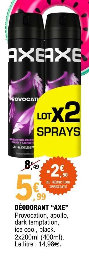 DÉODORANT "AXE"