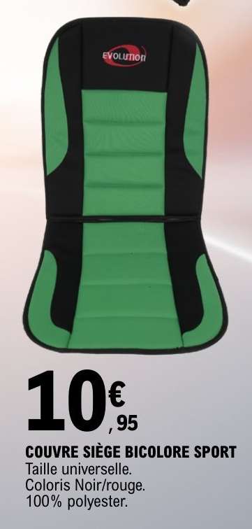 COUVRE SIÈGE BICOLORE SPORT