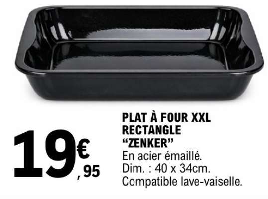 PLAT À FOUR XXL RECTANGLE "ZENKER"