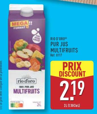 RIO D'ORO® PUR JUS MULTIFRUITS
