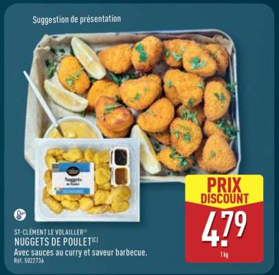 Nuggets de poulet