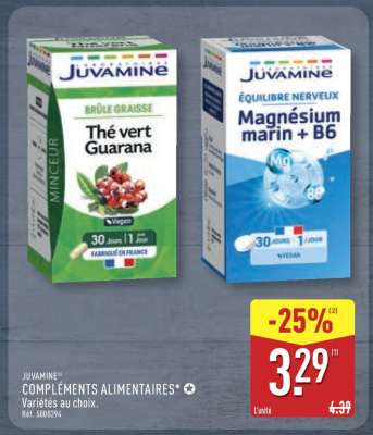 JUVAMINE Compléments alimentaires