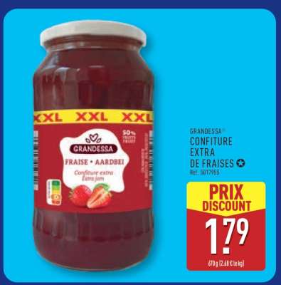 GRANDESSA CONFITURE EXTRA DE FRAISES