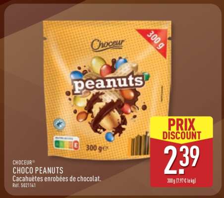 CHOCEUR CHOCO PEANUTS