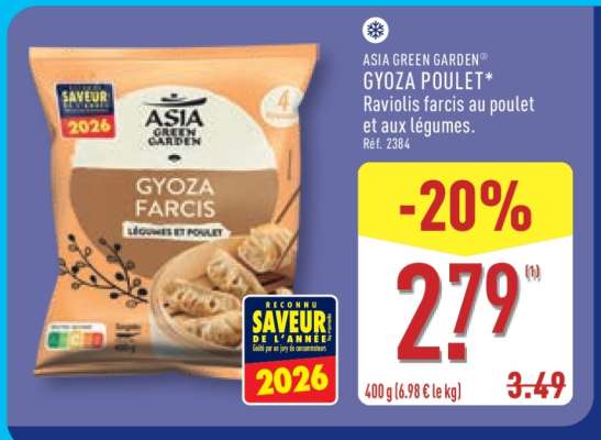 ASIA GREEN GARDEN GYOZA POULET