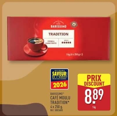 BARISSIMO® CAFÉ MOULU TRADITION