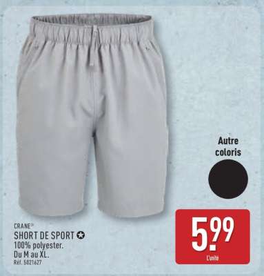 CRANE® SHORT DE SPORT