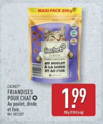 CACHET Friandises pour chat
