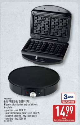 GAUFRIER OU CRÊPIÈRE