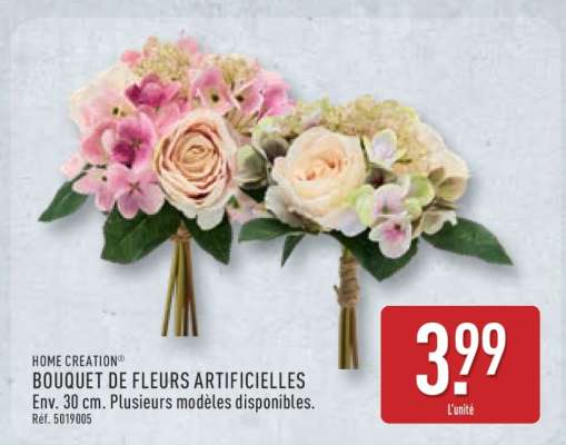 BOUQUET DE FLEURS ARTIFICIELLES