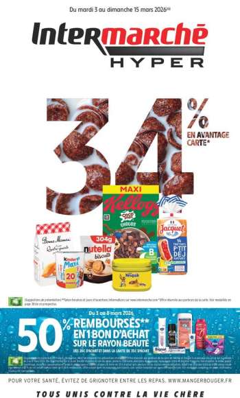 Catalogue Intermarché Hyper - 03/03/2026 - 15/03/2026.