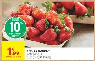 Fraise ronde