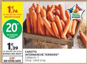 CAROTTE INTERMARCHÉ TERROIRS™