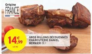 GROS RILLONS DÉCOUENNÉS CHARCUTERIE DANIEL BERNIER