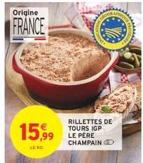 Rillettes de Tours IGP Le Père Champain