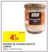 GÉSIERS DE CANARD CONFITS LARÉDY