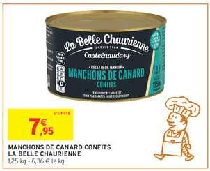 MANCHONS DE CANARD CONFITS