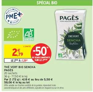 THÉ VERT BIO SENCHA