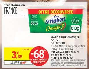 Margarine Oméga 3 Doux