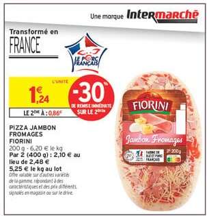PIZZA JAMBON FROMAGES FIORINI