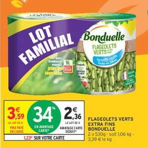 FLAGEOLETS VERTS EXTRA FINS BONDUELLE