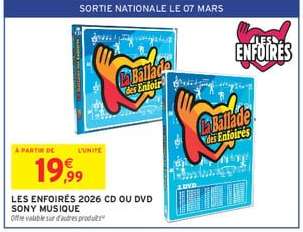 LES ENFOIRÉS 2026 CD OU DVD