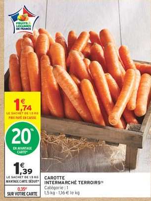 CAROTTE INTERMARCHÉ TERROIRS